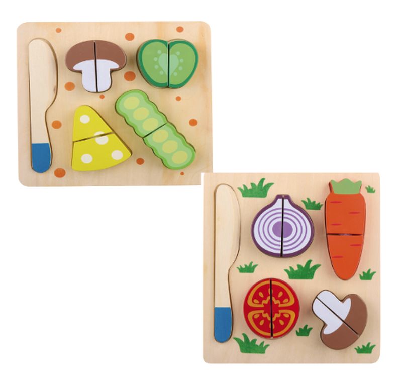 Lebensmittel- Schneidepuzzle
