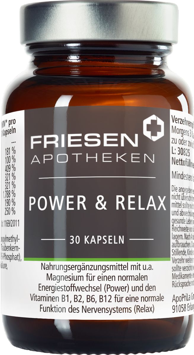 FN Power & Relax Ashwagandha Rhodiola OPC Q10 B Vitamine Magnesium