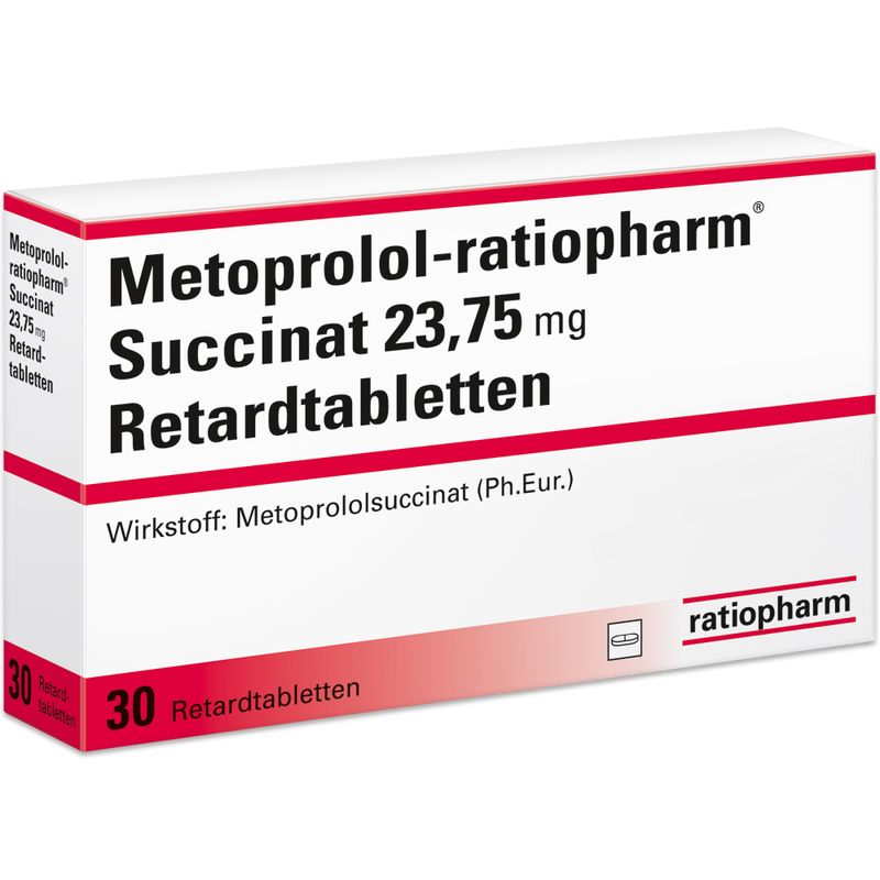 METOPROLOL-ratiopharm Succinat 23,75mg Retardtabl.