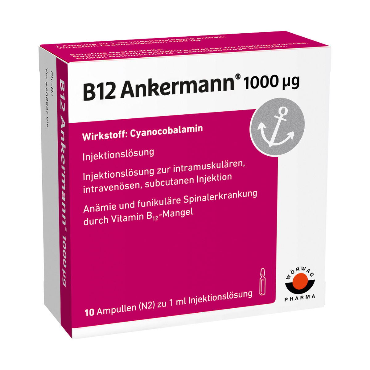 B12 ANKERMANN 1000 g Injektionslsung Amp.