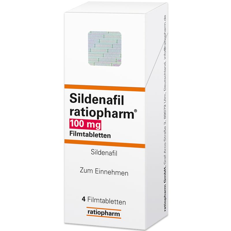 SILDENAFIL ratiopharm 100 mg Filmtabletten