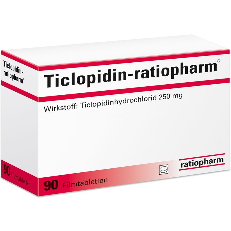 TICLOPIDIN-ratiopharm 250 mg Filmtabletten