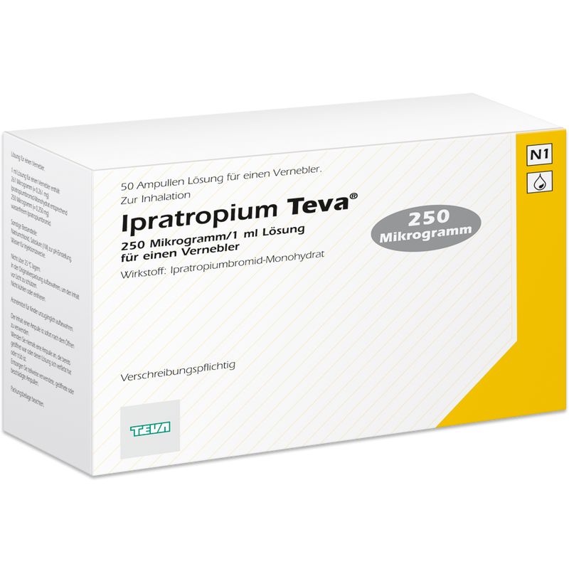 IPRATROPIUM Teva 250 �g/1 ml Lsg.f.e.Vernebl.