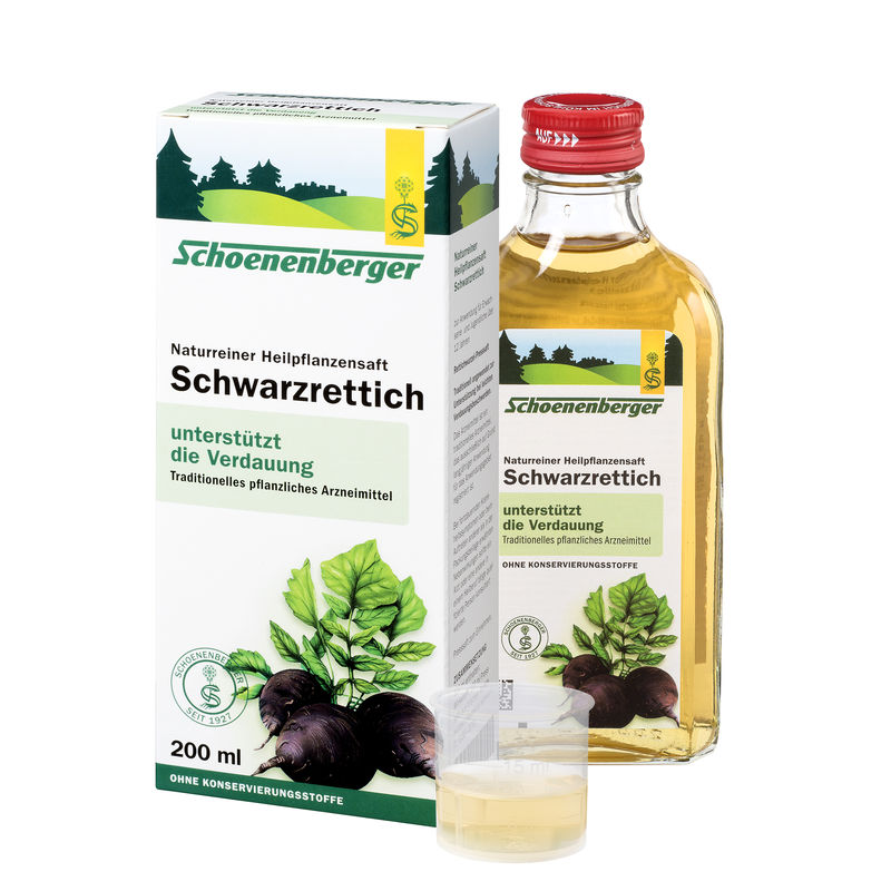 SCHWARZRETTICH Schoenenberger Heilpflanzens�fte