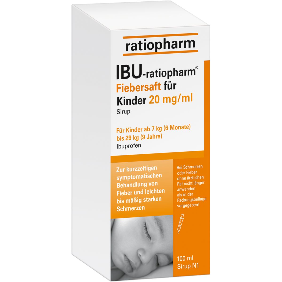 IBU-RATIOPHARM Fiebersaft f�r Kinder 20 mg/ml