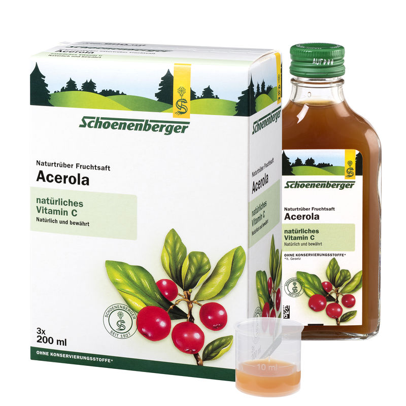 ACEROLA SAFT Schoenenberger Heilpflanzens�fte