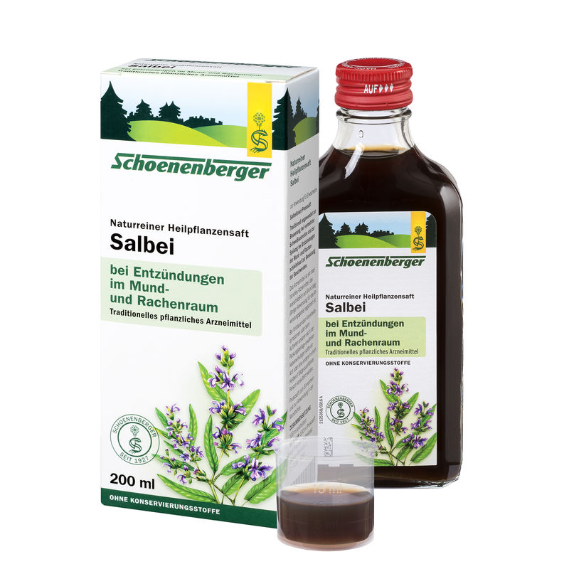 SALBEI SAFT Schoenenberger Heilpflanzens�fte