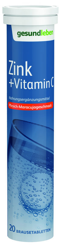 GESUND LEBEN Zink+Vitamin C Brausetabletten