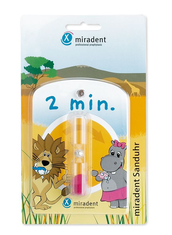 MIRADENT Kinder-Zahnputzuhr Sanduhr