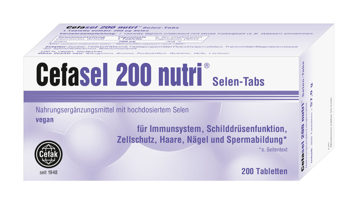 CEFASEL 200 nutri Selen-Tabs