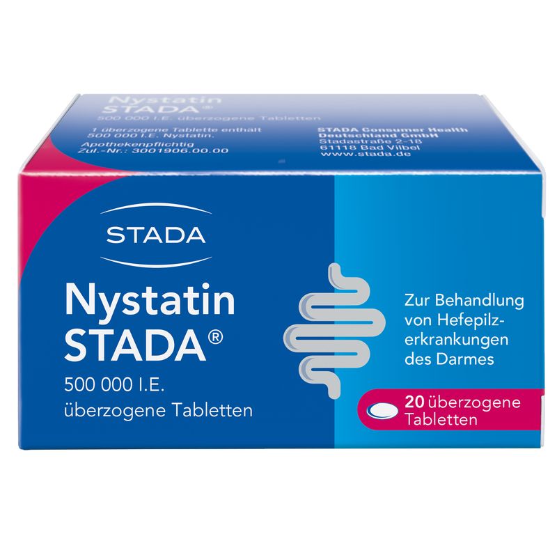 NYSTATIN STADA 500.000 I.E. berzogene Tab.