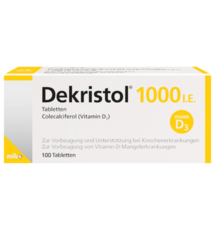 DEKRISTOL 1.000 I.E. Tabletten