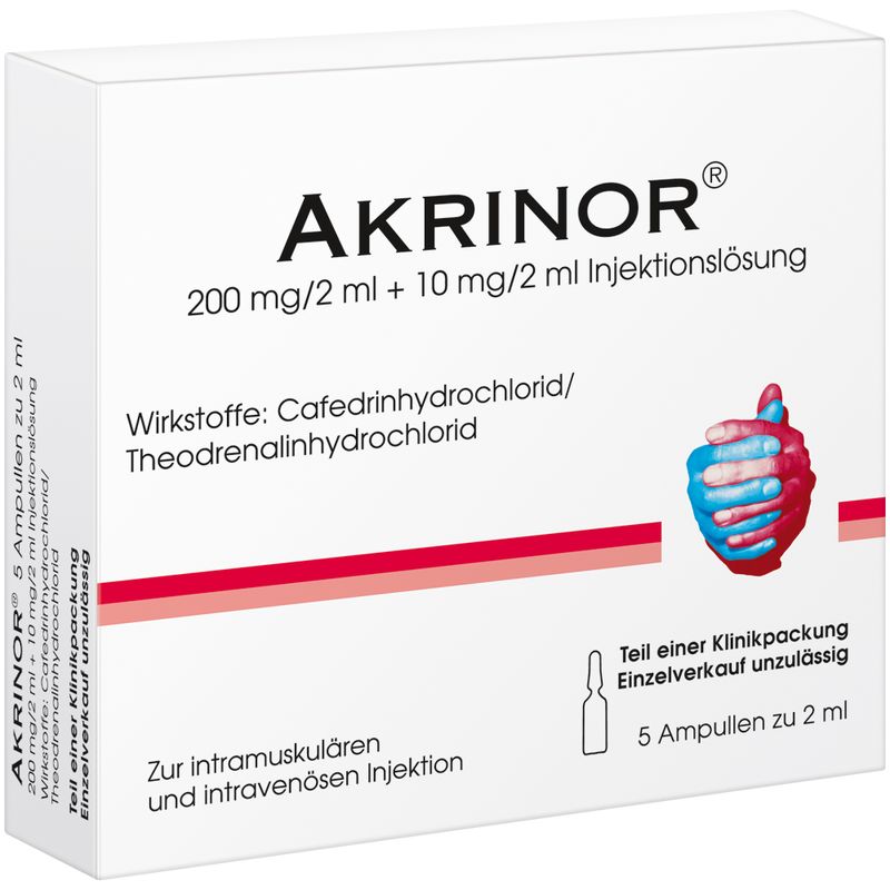 AKRINOR 200 mg/2 ml + 10 mg/2 ml Injektionslsg.