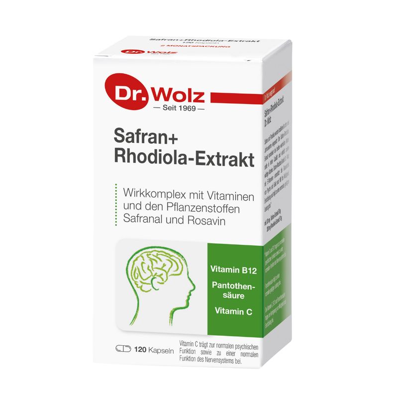 SAFRAN+RHODIOLA-Extrakt Dr.Wolz Kapseln