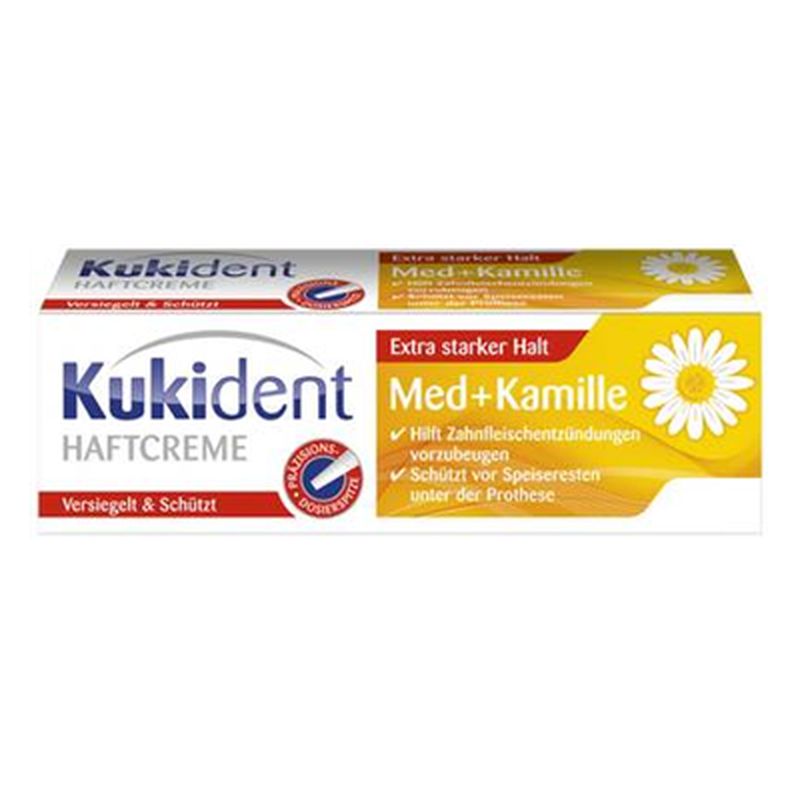 KUKIDENT Haftcreme Med+Kamille
