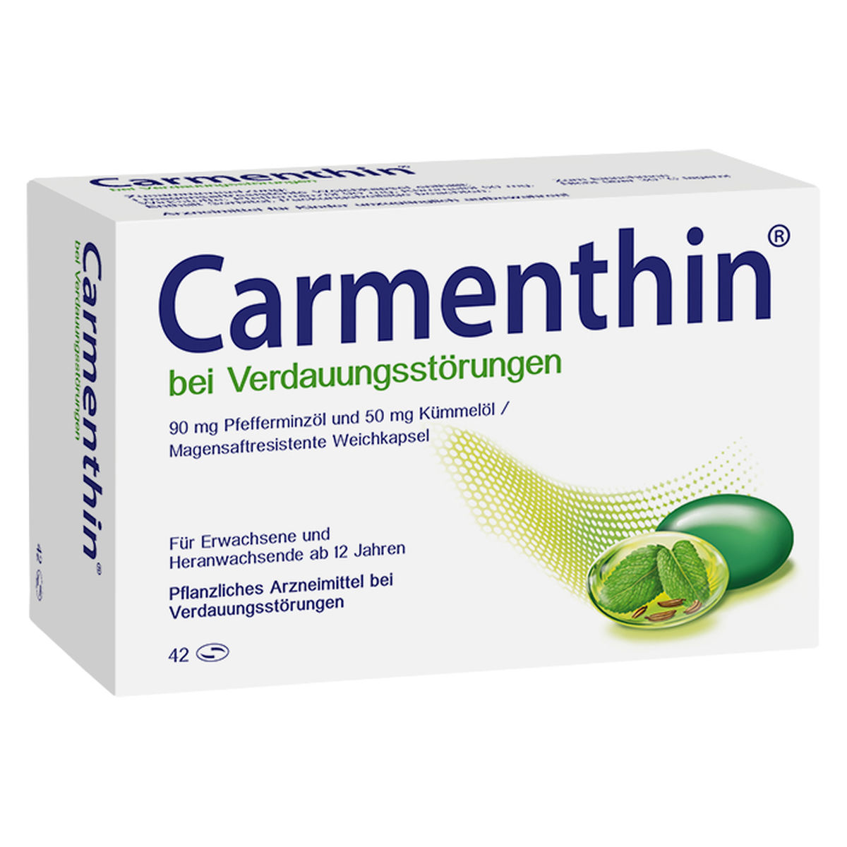 CARMENTHIN bei Verdauungsst�rungen msr.Weichkaps.