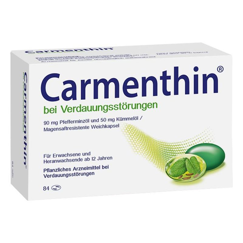 CARMENTHIN bei Verdauungsst�rungen msr.Weichkaps.