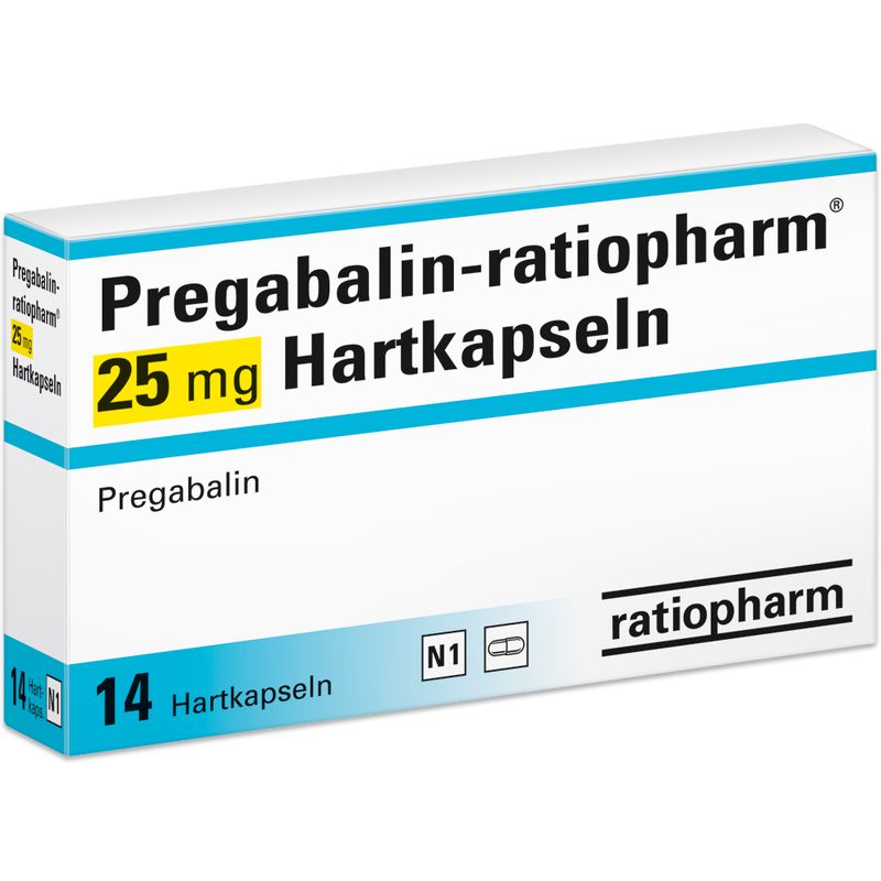 PREGABALIN-ratiopharm 25 mg Hartkapseln