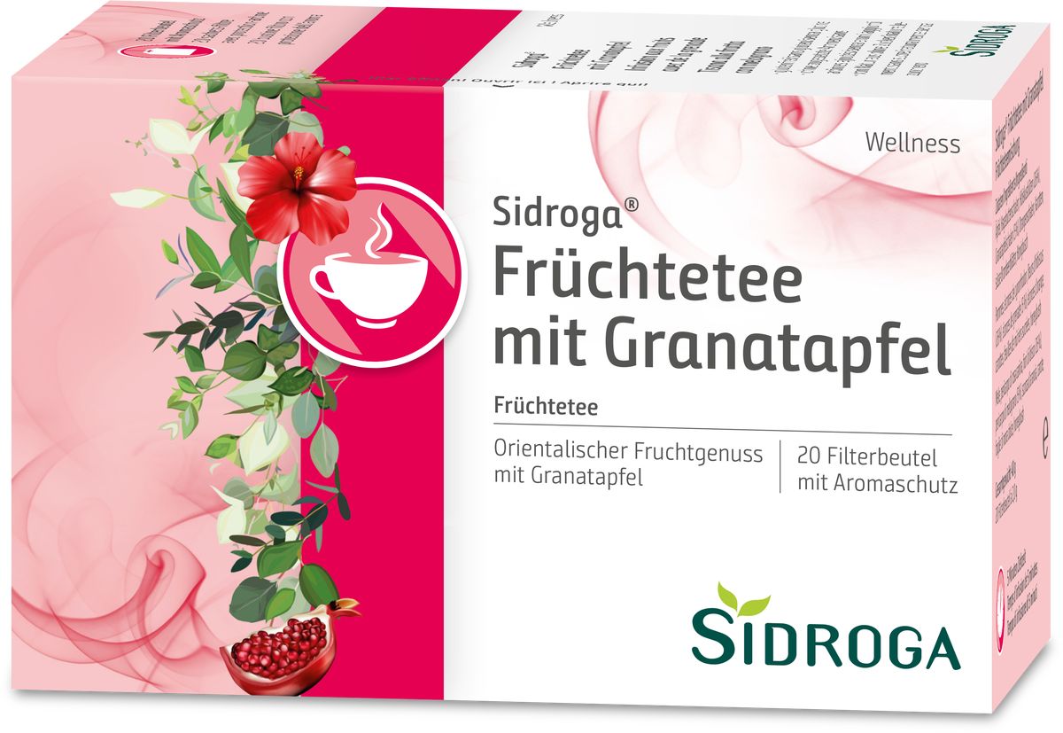 SIDROGA Wellness Fr�chtetee m.Granatapfel Filterb.