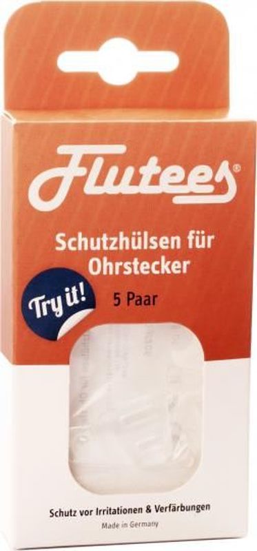 FLUTEES Schutzh�lsen f�r Ohrstecker