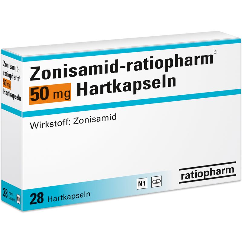 ZONISAMID-ratiopharm 50 mg Hartkapseln