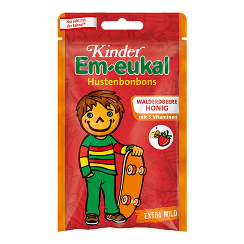 EM-EUKAL Kinder Bonbons Walderdbeere-Honig zh.