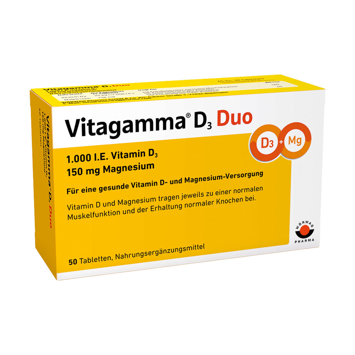 VITAGAMMA D3 Duo 1.000 I.E Vit.D3 150mg Magnes.NEM