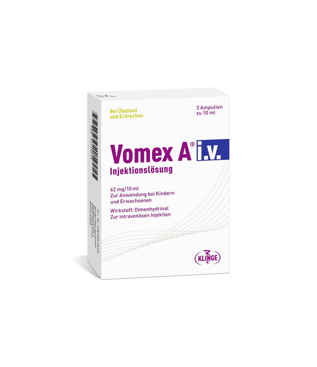 VOMEX A i.v. Injektionsl�sung 62 mg/10 ml Amp.