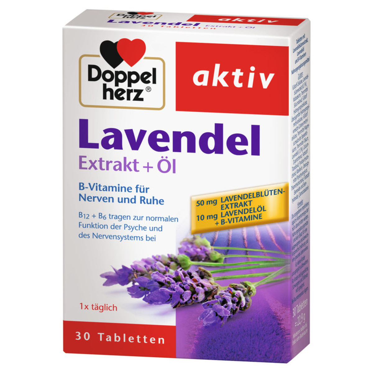DOPPELHERZ Lavendel Extrakt+�l Tabletten