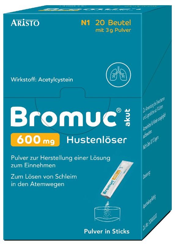 BROMUC akut 600 mg Hustenlser Plv.z.H.e.L.z.Einn.