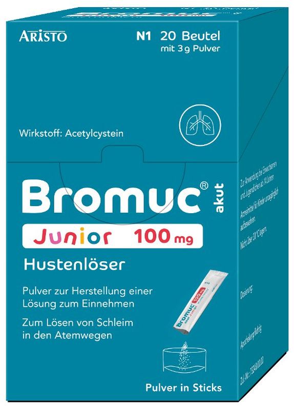BROMUC akut Junior 100 mg Hustenl�ser P.H.e.L.z.E.