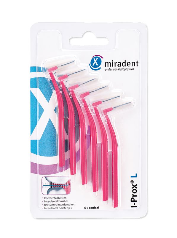 MIRADENT Interdentalb�rste I-Prox L 0,4 mm pink