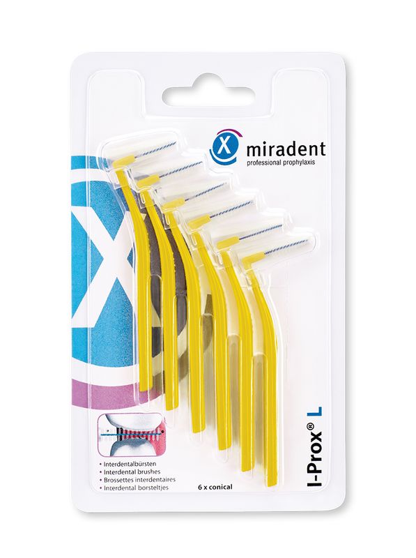 MIRADENT Interdentalb�rste I-Prox L 0,5 mm gelb