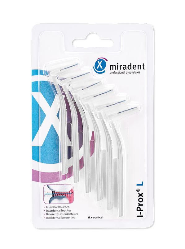 MIRADENT Interdentalb�rste I-Prox L 0,6 mm wei�