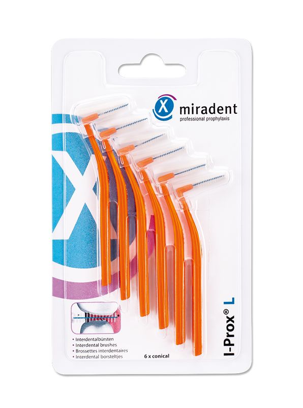 MIRADENT Interdentalb�rste I-Prox L 0,8 mm orange