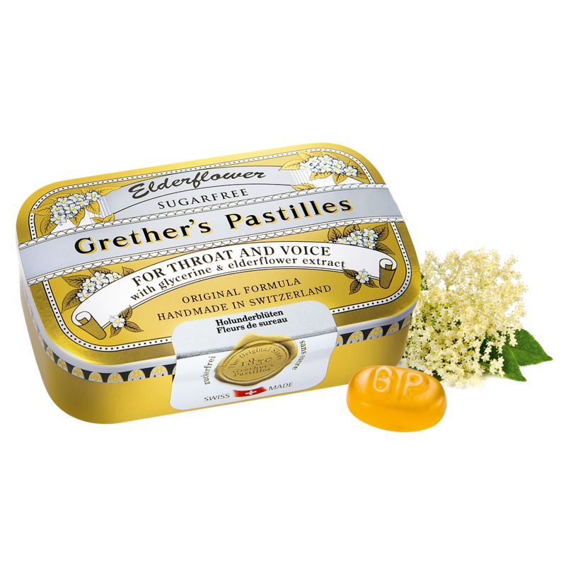 GRETHERS Blueberry zuckerfrei Pastillen