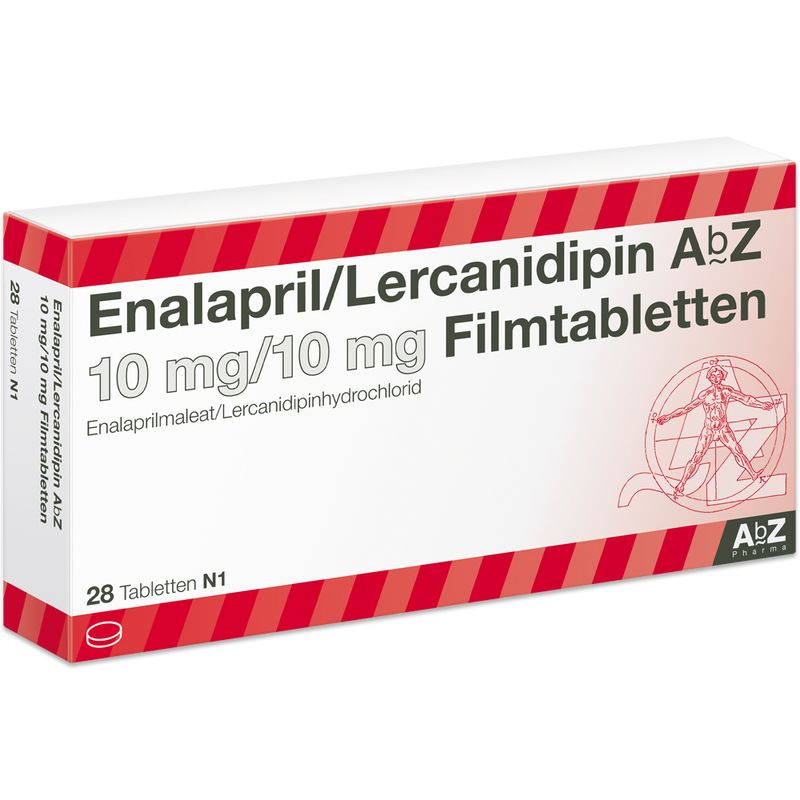 ENALAPRIL/Lercanidipin AbZ 10 mg/10 mg Filmtabl.