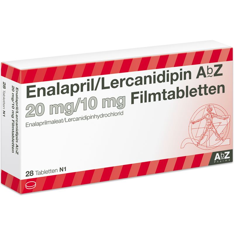 ENALAPRIL/Lercanidipin AbZ 20 mg/10 mg Filmtabl.