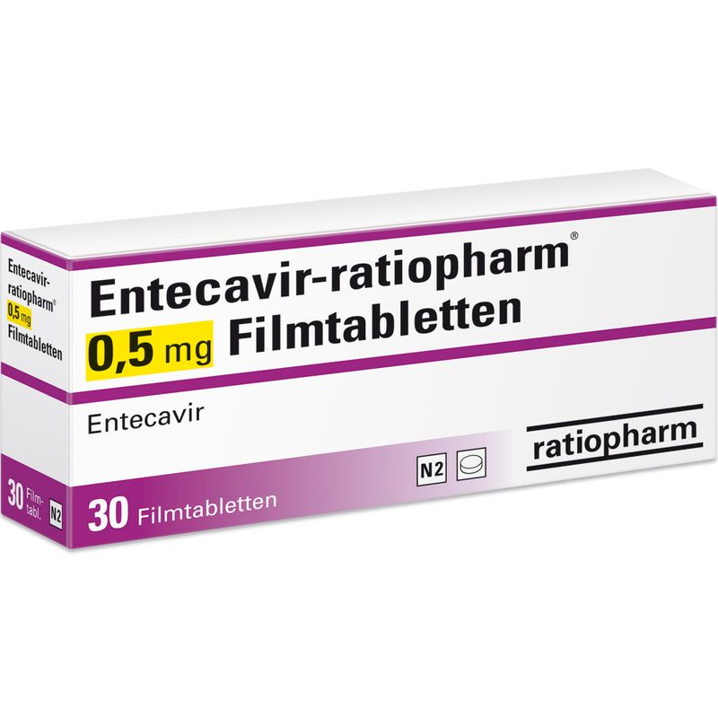 ENTECAVIR-ratiopharm 0,5 mg Filmtabletten