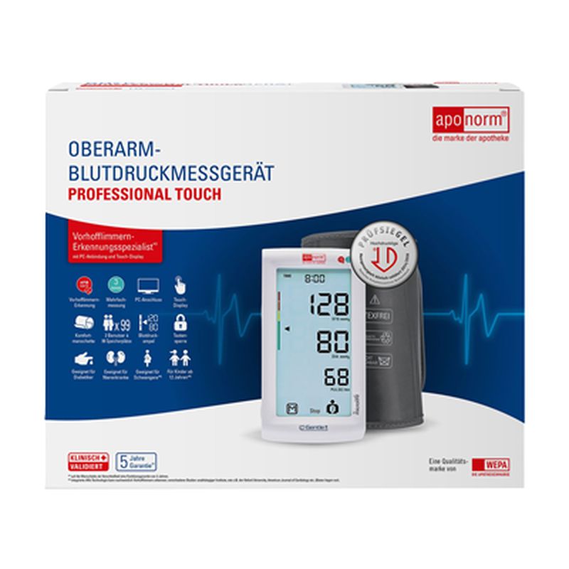 APONORM Blutdruckmessger�t Prof.Touch Oberarm