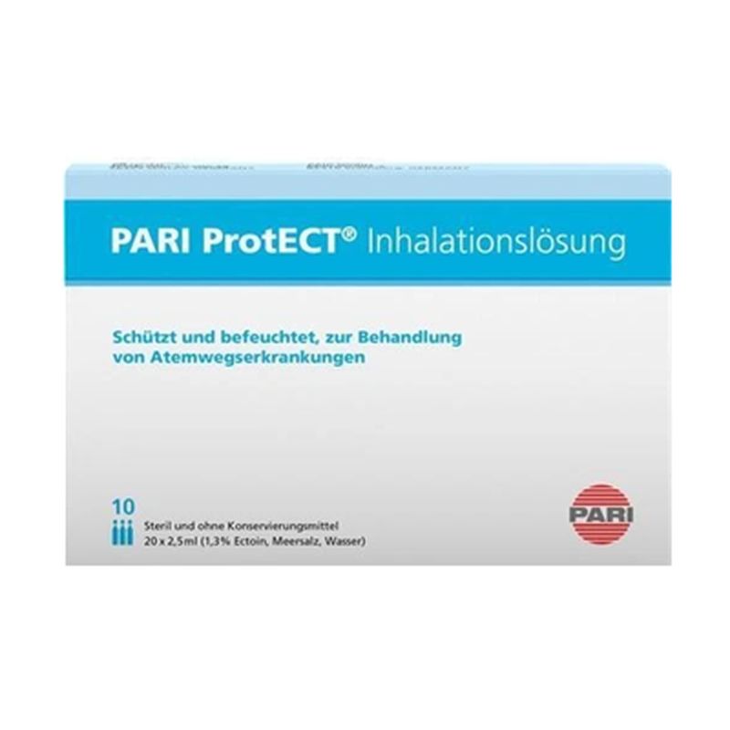 PARI ProtECT Inhalationsl�sung mit Ectoin Ampullen