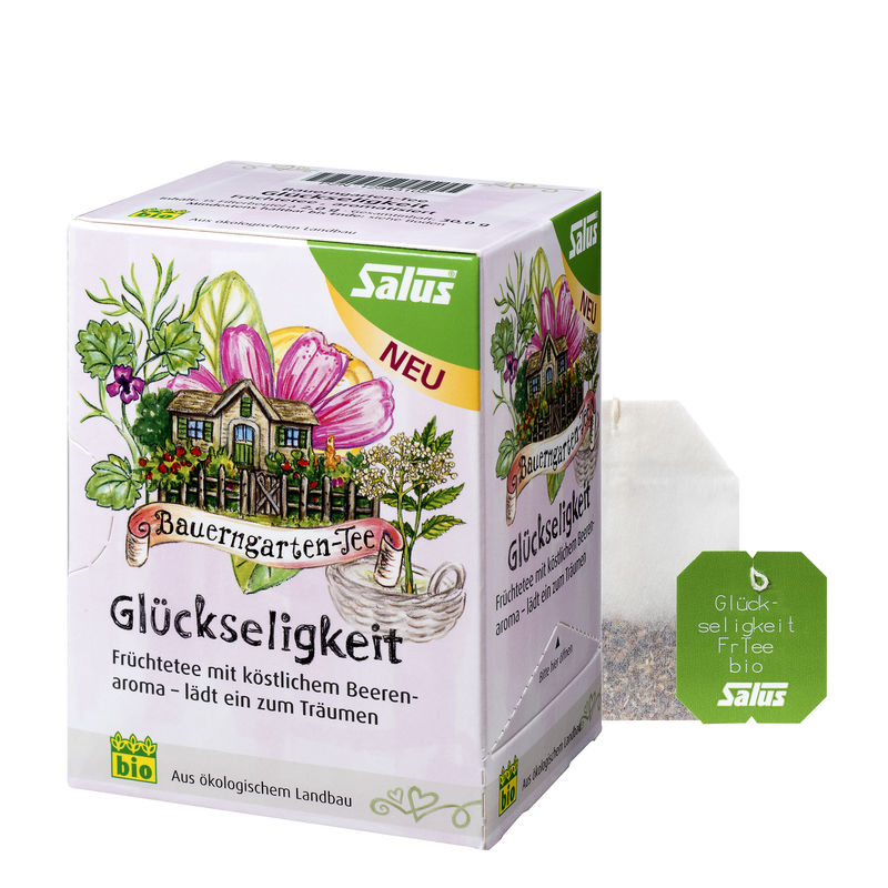 BAUERNGARTEN-Tee Gl�ckseligkeit Fr�chtetee Salus