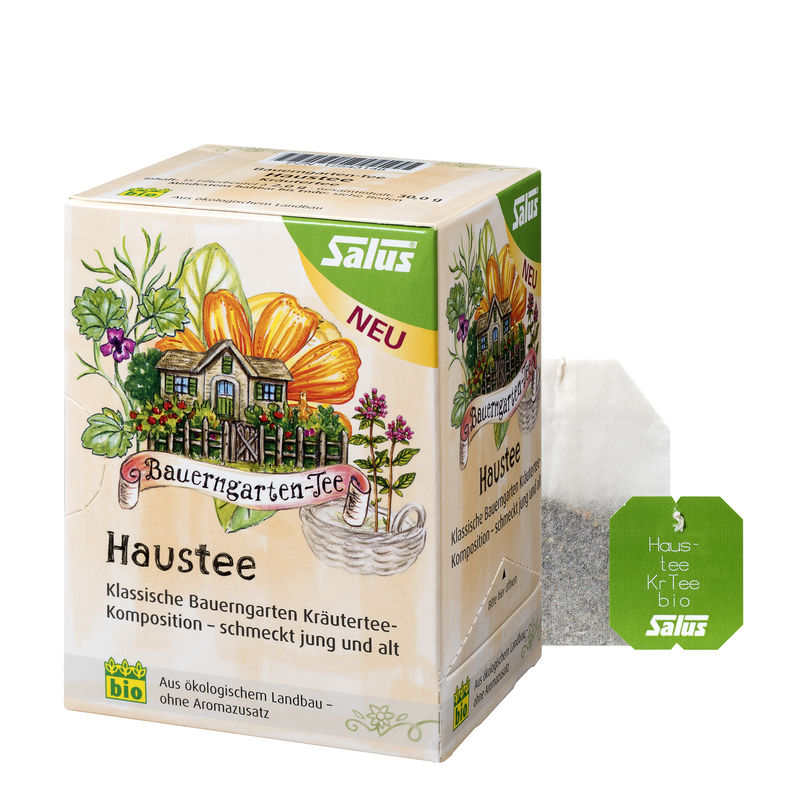 BAUERNGARTEN-Tee Haustee Kr�utertee Salus Fbtl.