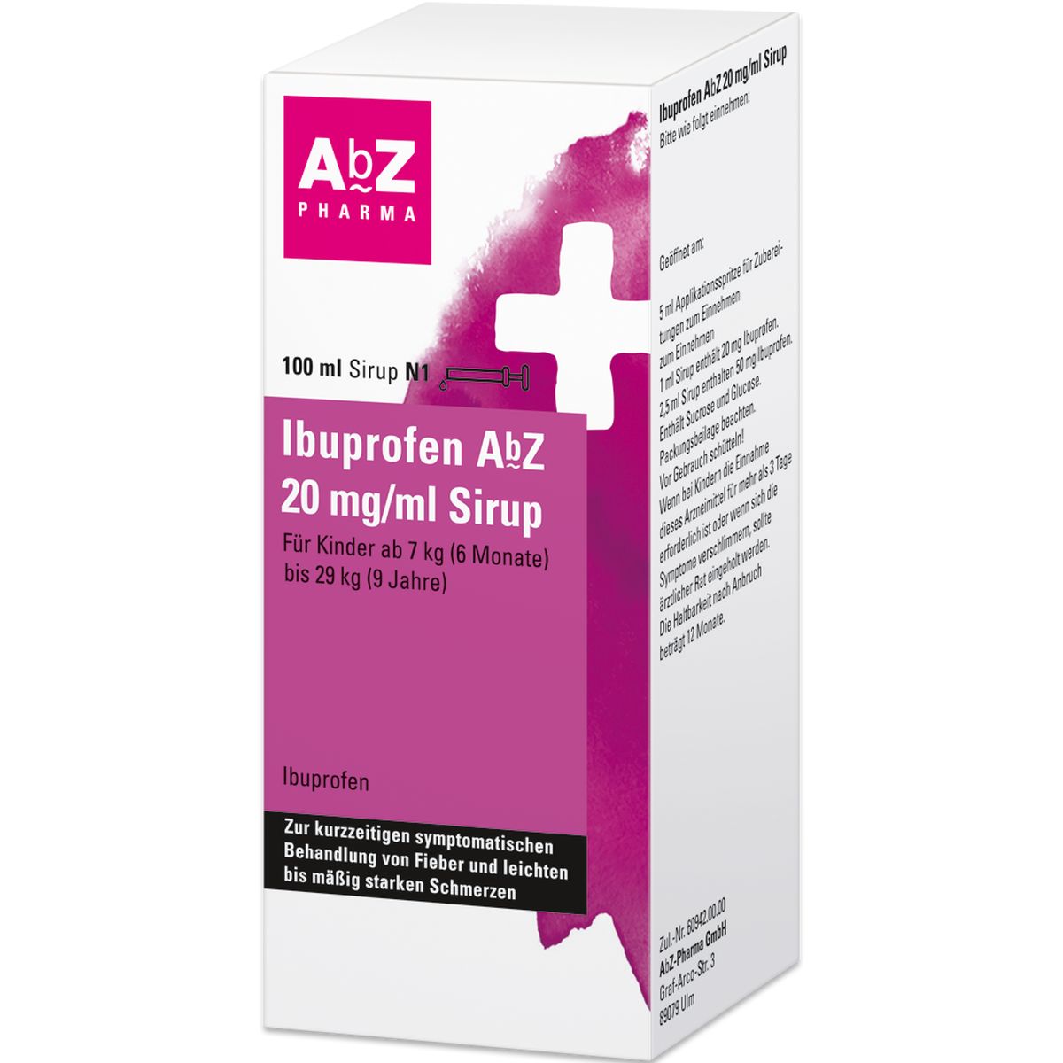 IBUPROFEN AbZ 20 mg/ml Sirup