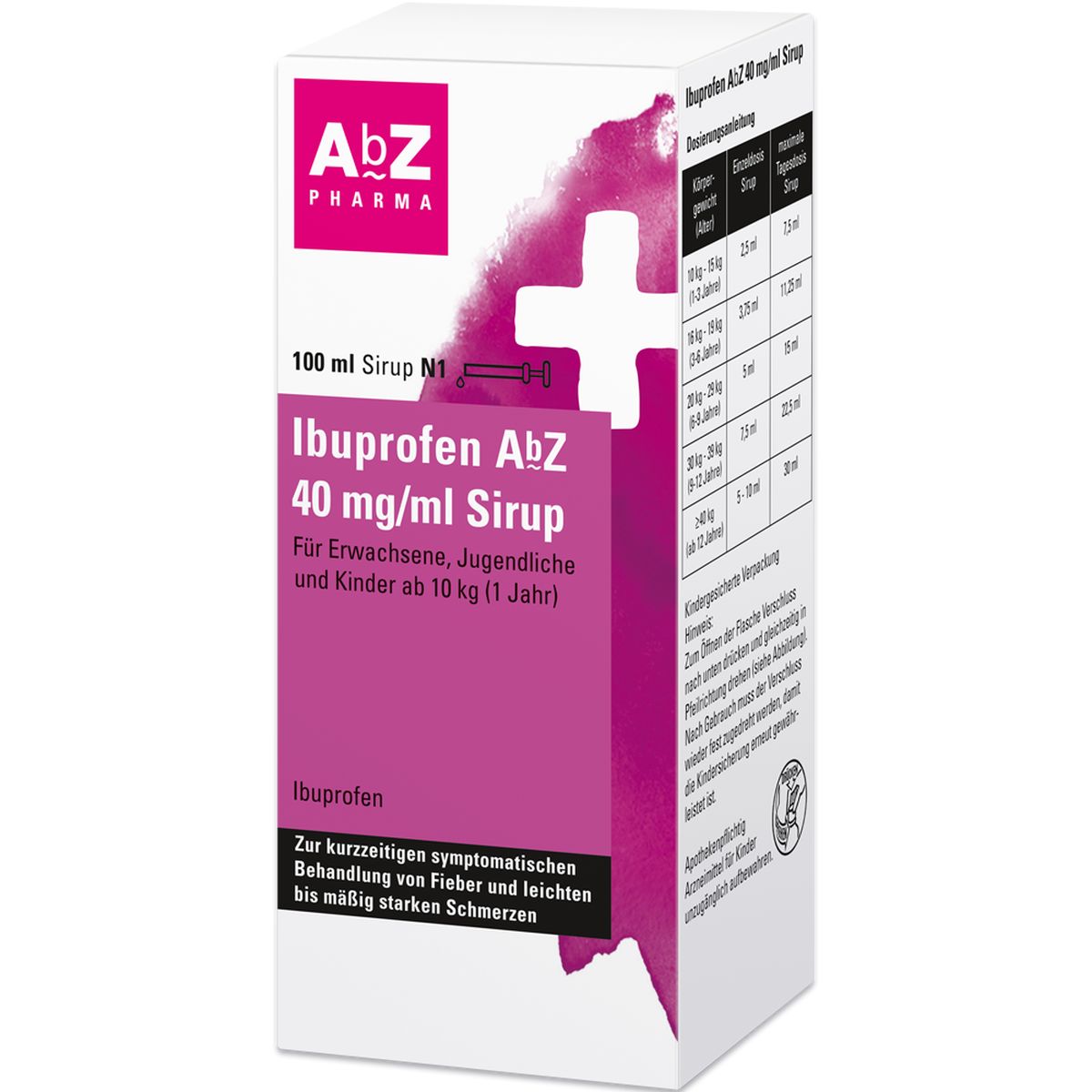 IBUPROFEN AbZ 40 mg/ml Sirup