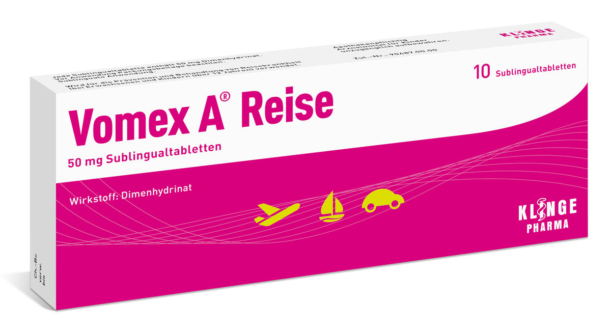 VOMEX A Reise 50 mg Sublingualtabletten