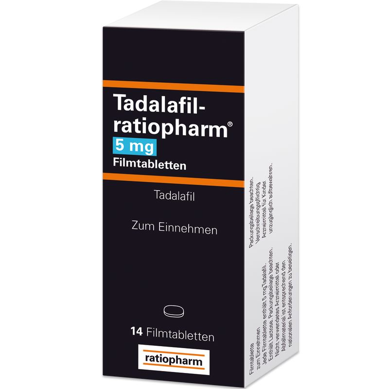 TADALAFIL-ratiopharm 5 mg Filmtabletten