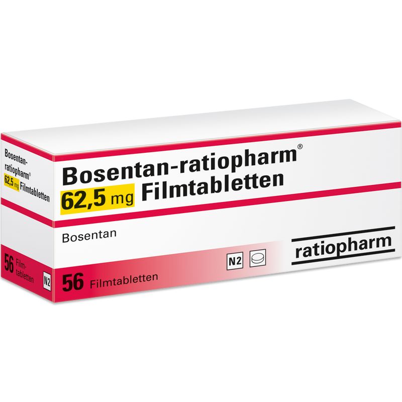 BOSENTAN-ratiopharm 62,5 mg Filmtabletten