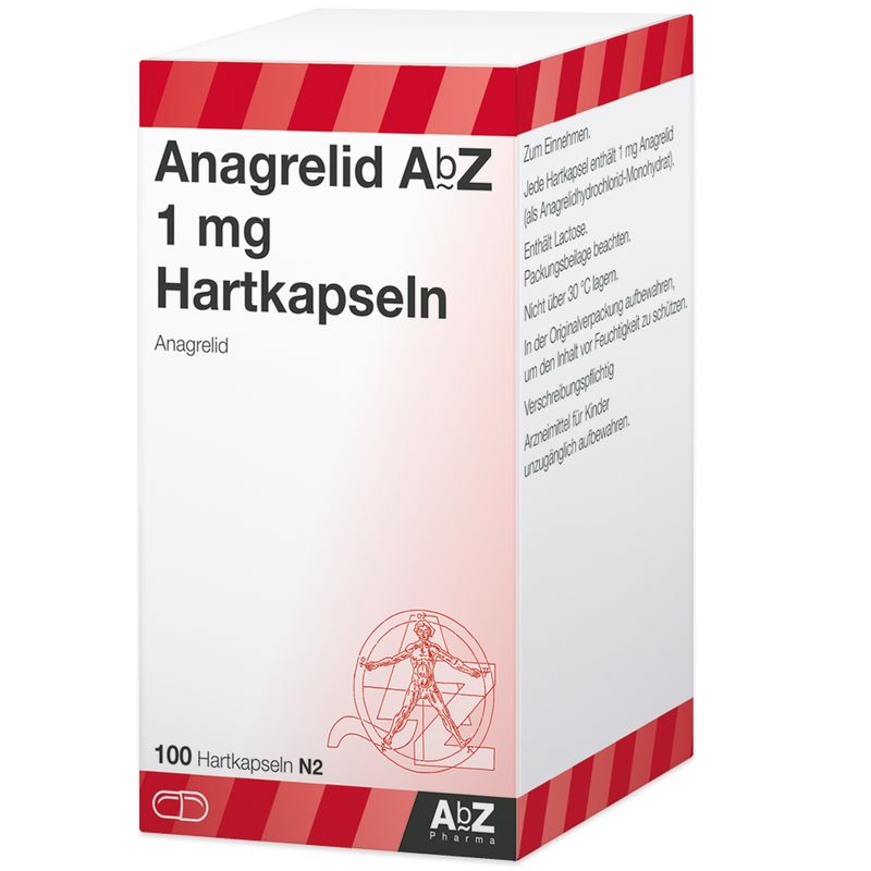 ANAGRELID AbZ 1 mg Hartkapseln