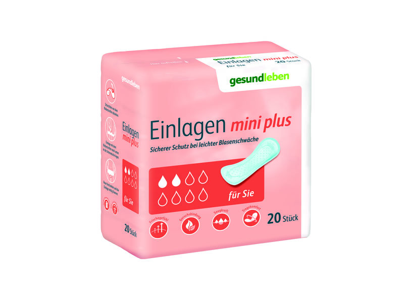 GESUND LEBEN Einlagen mini plus